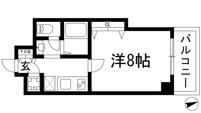 ビガーポリス133宝塚の間取り