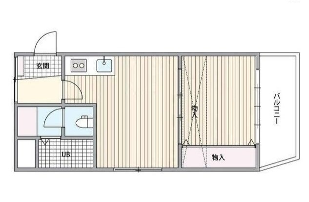 船橋市新高根のアパートの間取り