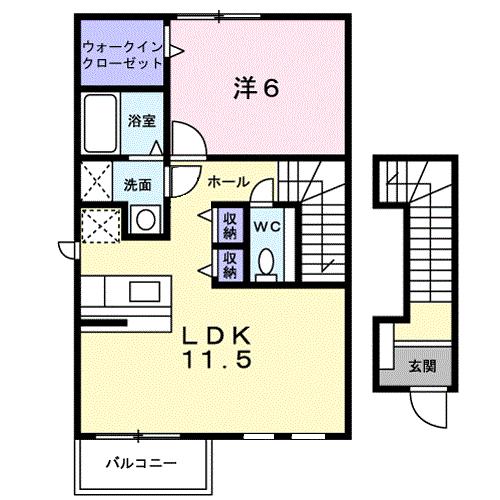 アンソレイユの間取り