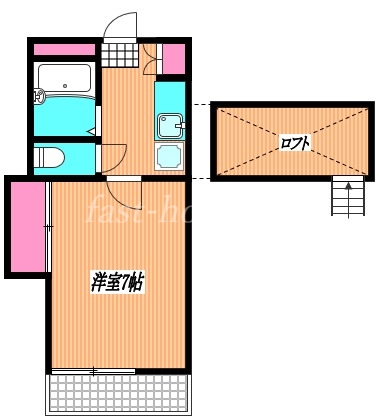 小金井市本町のアパートの間取り