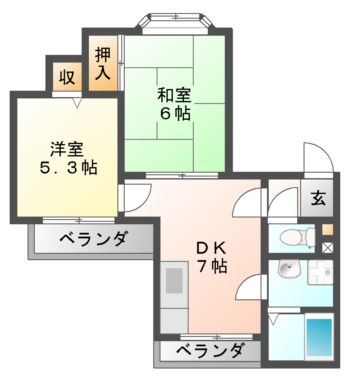 クライムハウスの間取り