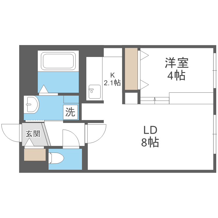 Ｓｈｅｒａｔｏｎ札幌元町の間取り