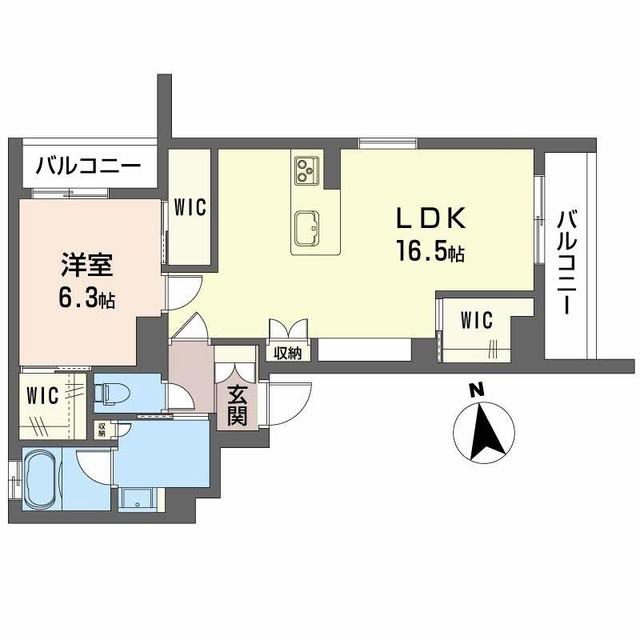 ベレオ南栄町の間取り