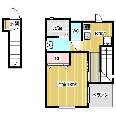 Louvre　NAGAOKAの間取り