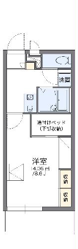 レオパレス北屋敷IIの間取り