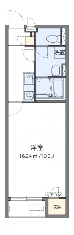 クレイノ下伊田の間取り