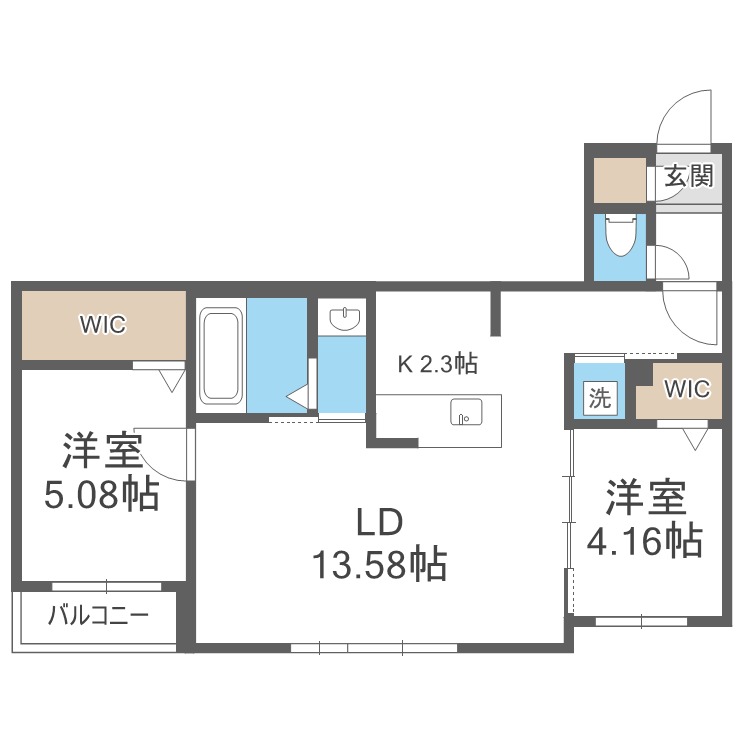 Ｓ－ＲＥＳＩＤＥＮＣＥ元町ａｌｅｃｔｒａの間取り