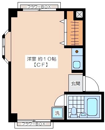 八重田ビルの間取り