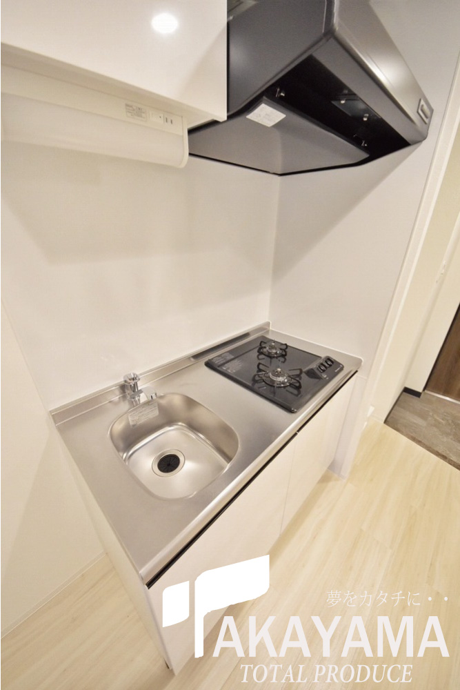 その他部屋・スペース　キッチン、2口ガスコンロのシステムキッチン★