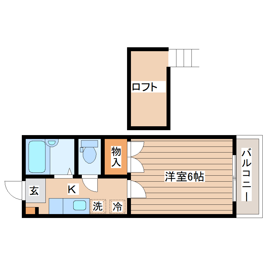 グラバー邸VIの間取り