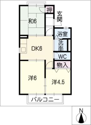 セントラルヴィレッジＣ棟の間取り