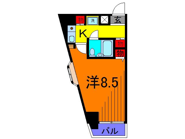 シルフィード六木の間取り