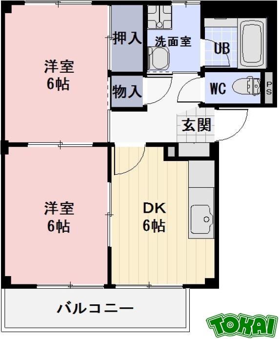 Surplus　Two　MURATA　Ｃ棟の間取り