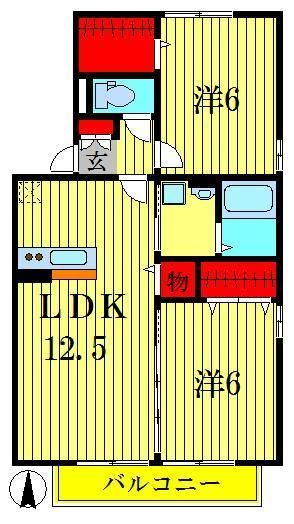 ロワールの間取り