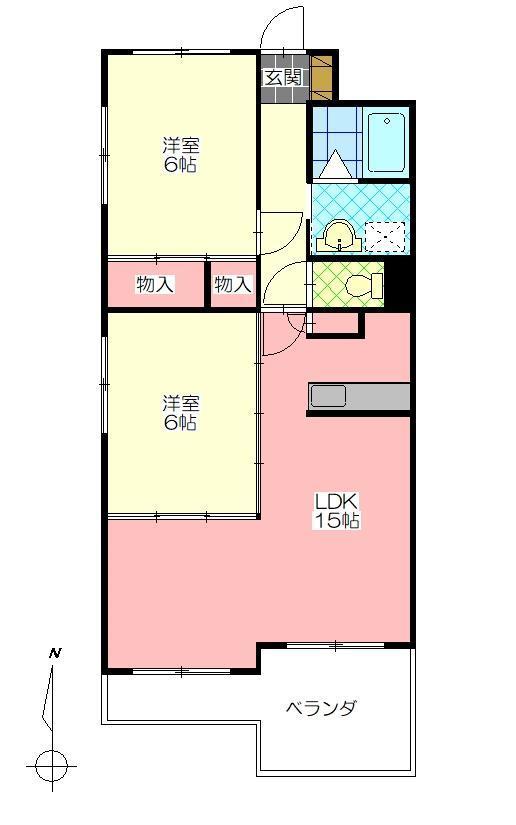 パルテールさくら館の間取り