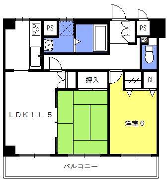 メゾン　ド　クレールの間取り