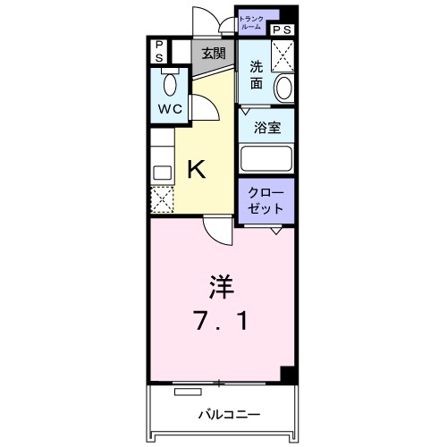 ジュネス湯村の間取り