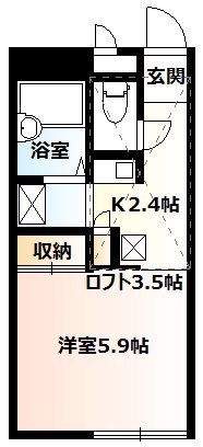 フォルビート伊勢原の間取り