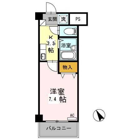 レイクヴュー堅田の間取り