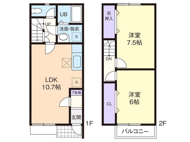 ピュアコートの間取り