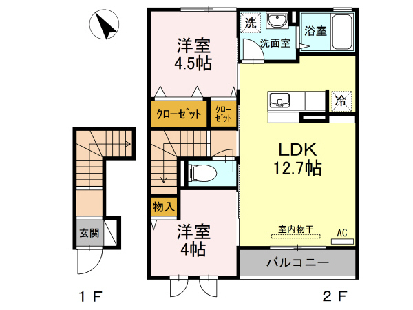 【フォルトゥーナの間取り】