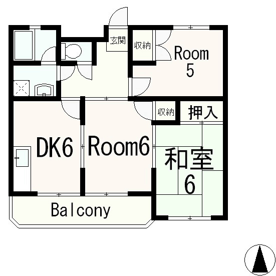 ファミールSANSEの間取り