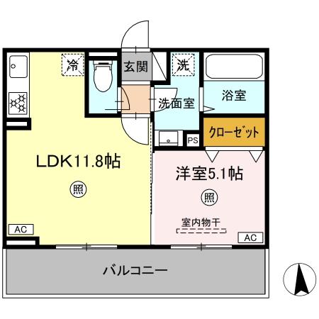 ロータスヒルＢの間取り