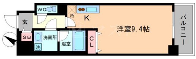 コンフォリア京町堀の間取り