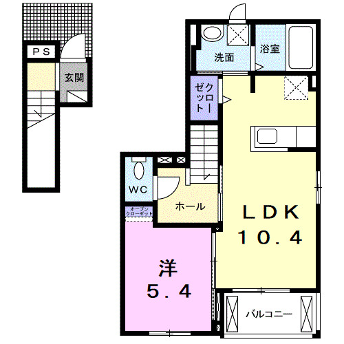 アンシャール_間取り_0