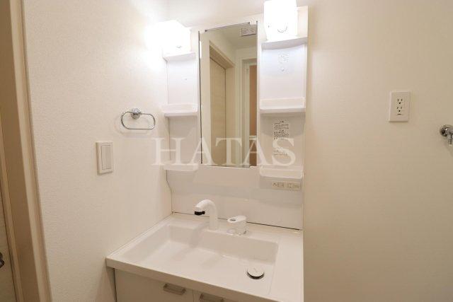 洗面設備　建築中のためイメージ写真となります。実物とは異なります。