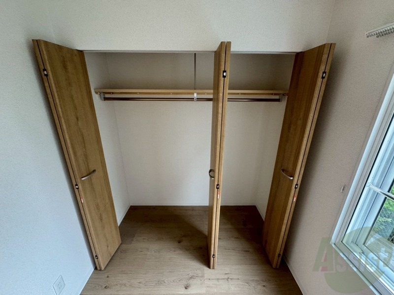 収納　収納を開けてみました！たくさん入りそうですね～