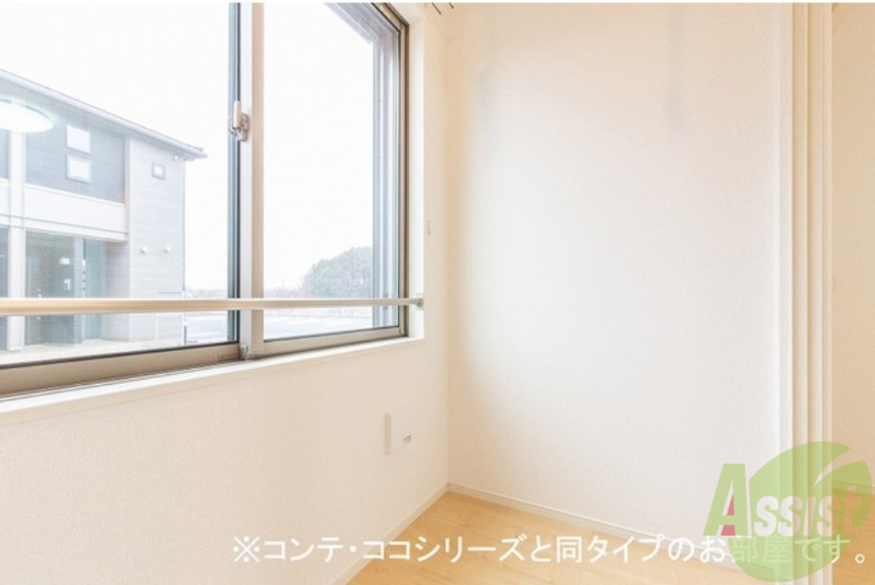 バルコニー　こちら建築中の物件となり、イメージ画像になります。