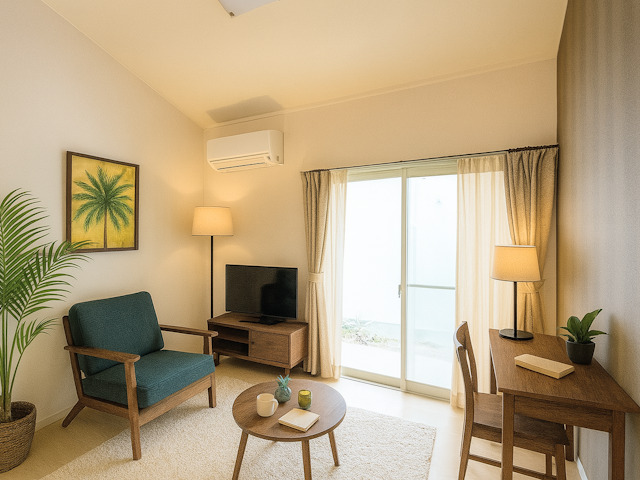 居室・リビング　CGで家具等を配置したもので家具等は含まれません。