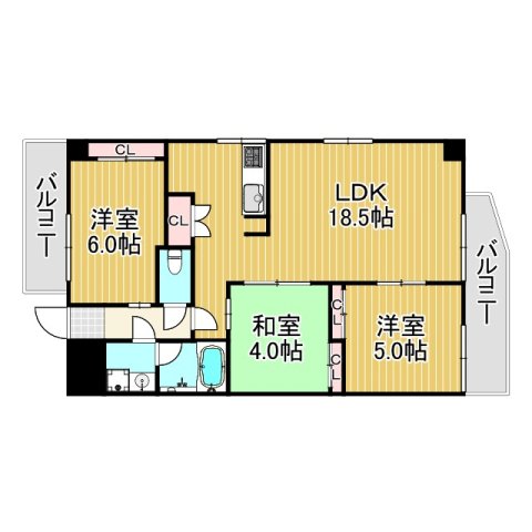 LaDouceur西宮北口の間取り写真