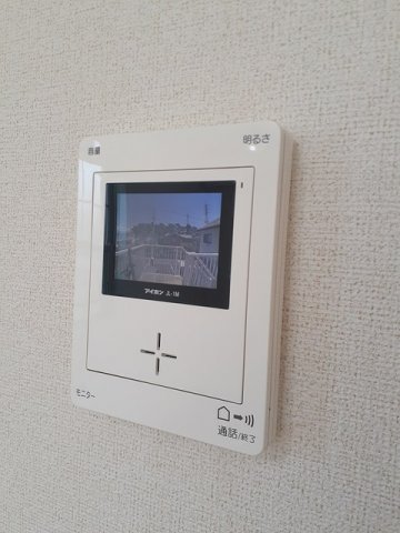 セキュリティ　モニター付きインターホンです