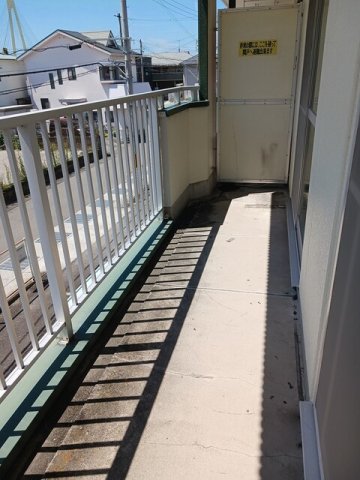 バルコニー　広々としたバルコニーです