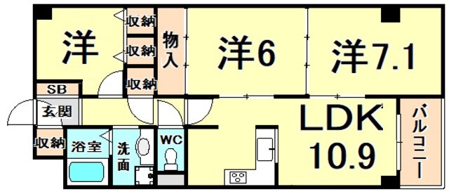 ロイヤルハイツ甲子園口の間取り写真