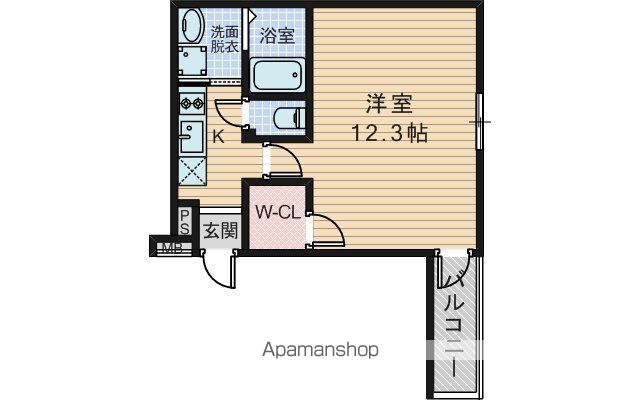 地下鉄今里筋線 だいどう豊里駅 徒歩6分 3階建 築7年の間取り写真