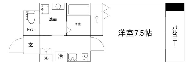 ウエンズ大阪城北の間取り写真