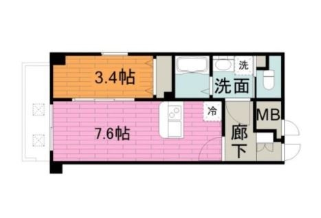 アヴァンティ銀天町の間取り写真