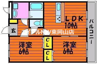 パーチェ青江の間取り写真