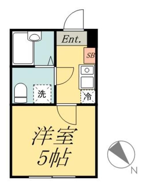 ＪＲ常磐線 金町駅 徒歩5分 3階建 築9年の間取り写真