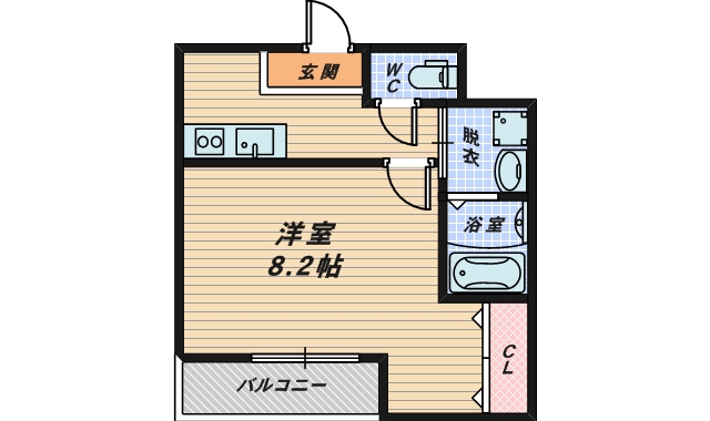 フジパレス堺鳳中V番館の間取り写真