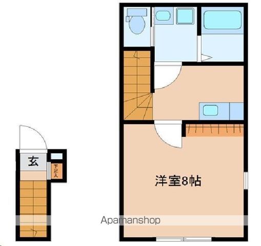 仙台市地下鉄南北線 河原町駅 徒歩7分 2階建 築2年の間取り写真