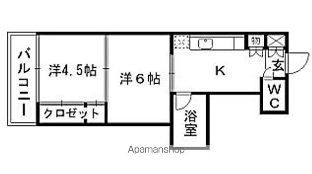 シャングリラ大和町の間取り写真
