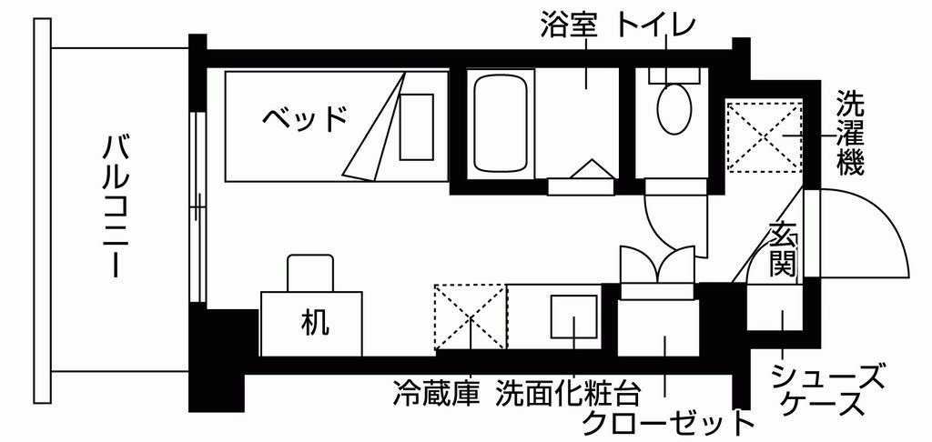 レジディア浦安IIIの間取り写真