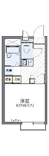 レオパレス小枝の間取り