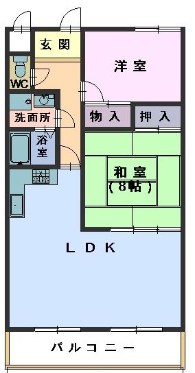 オークス向ヶ丘の間取り