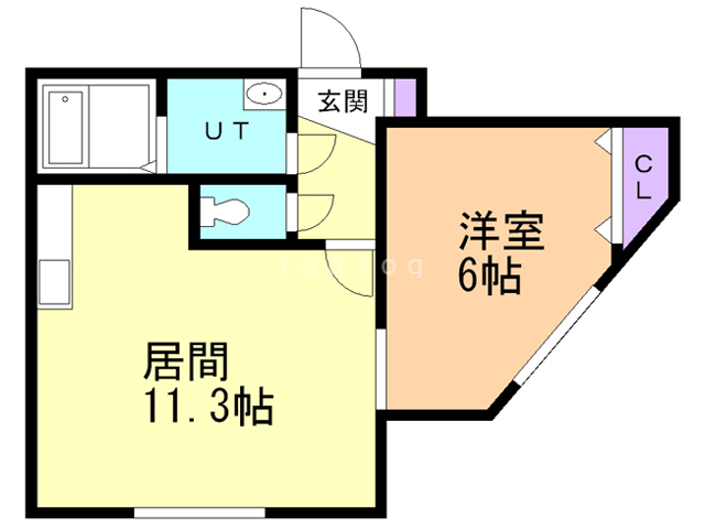 ビッグブリッヂVの間取り