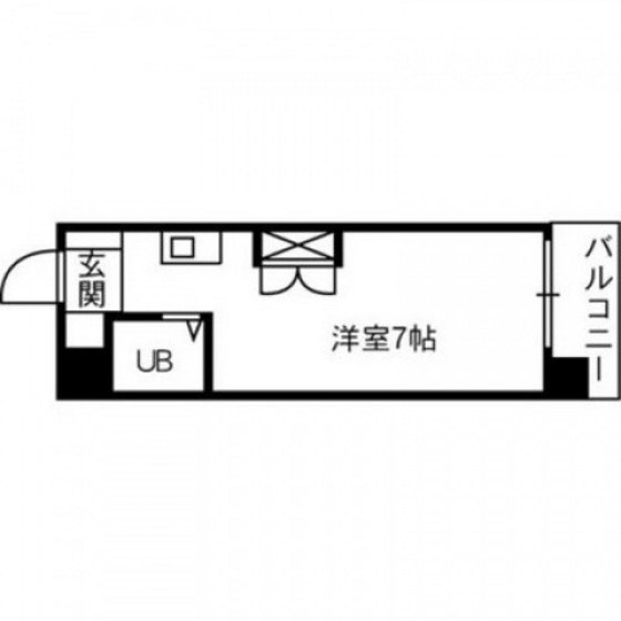 広島市東区中山南のマンションの間取り